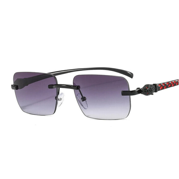 Unisex Small Framed Sunglasses In Gray - Picture 1 of 3